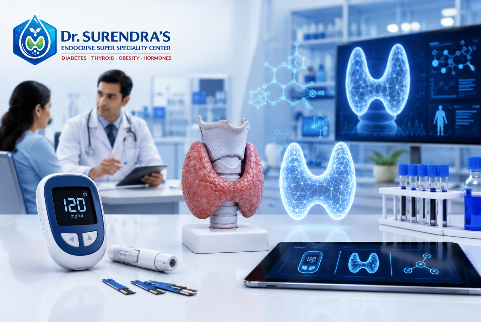 Specialized Endocrine Care for Diabetes, Thyroid & Hormonal Health - Dr. Surendra's Endocrine Super Speciality Center