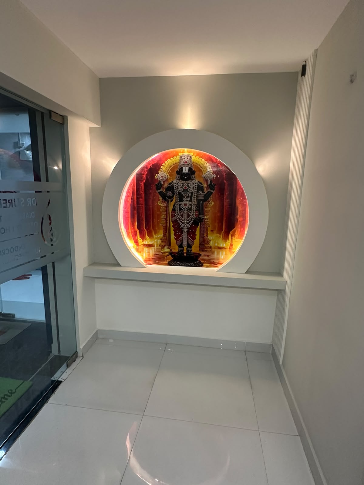 Reception and welcome area at Dr Surendra Endocrine Super Speciality Center in Kukatpally